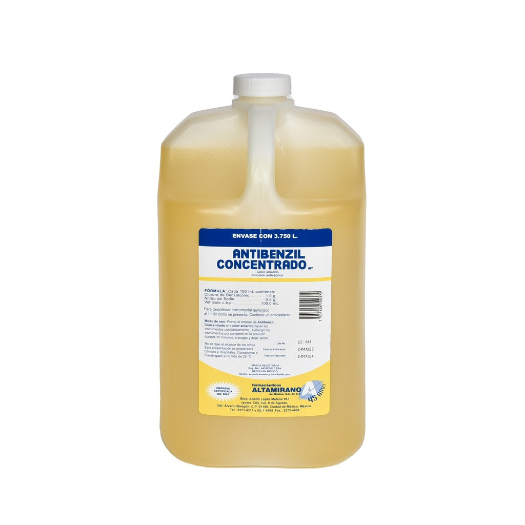 Antibenzil Concentrado Amarillo 3.75 Lts.