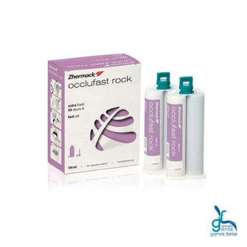 Occlufast Rock 2x50 ML Registro de Mordida Zhermack