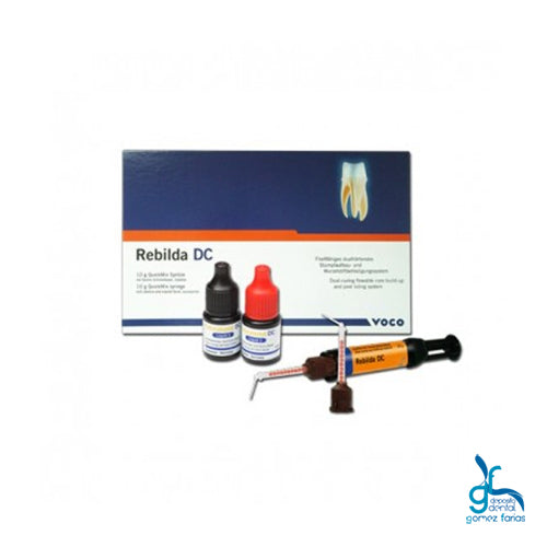 Rebilda DC Jeringa 10 gr. QuickMix dentina, cada uno 4 ml Futurabond DC l?quido 1 y 2, puntas de mezcla tipo 11, puntas intrabucales tipo 4, accesorios