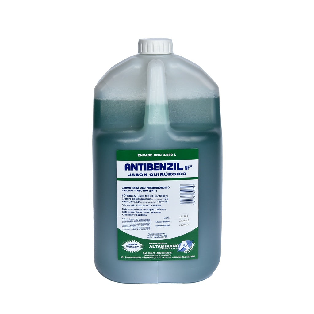Antibenzil Jabon Quirurgico 3.85 Lts.