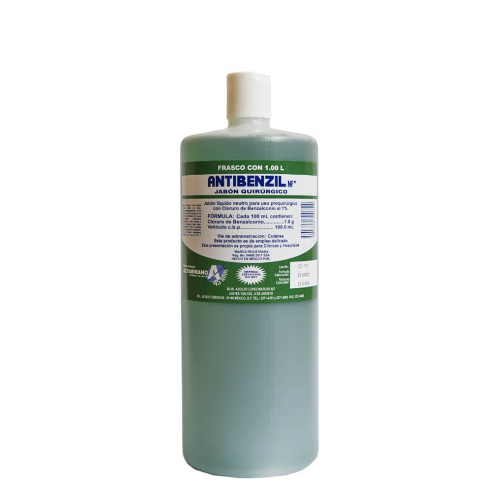 Antibenzil Jabon Quirurgico 1 Lt